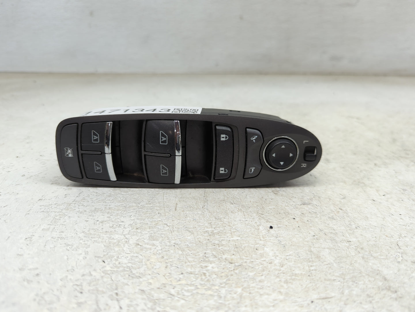 2014-2020 Infiniti Qx60 Master Power Window Switch Replacement Driver Side Left P/N:25401 3JP1A 5AB142EA05 Fits OEM Used Aut