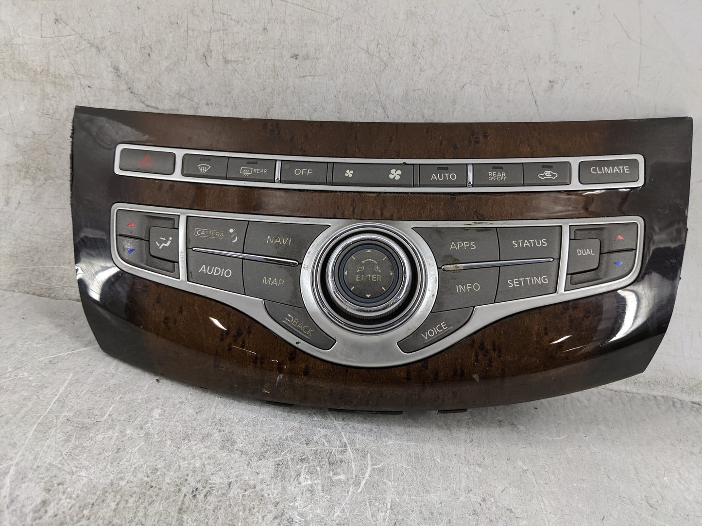 2017 Infiniti Qx60 Climate Control Module Temperature AC/Heater Replacement P/N:283959NJ1A 282773JA0A Fits OEM Used Auto Par