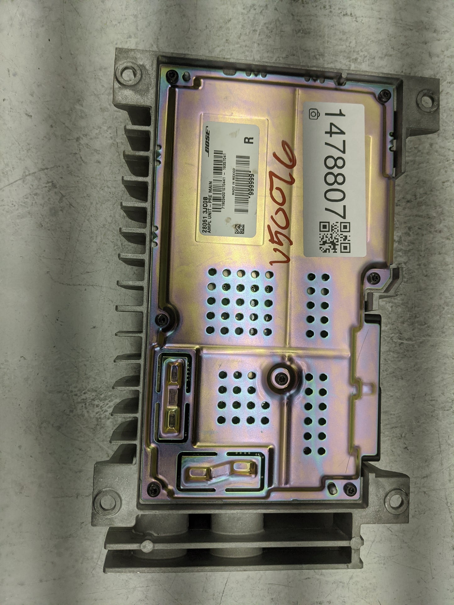 2015-2020 Infiniti Qx60 Radio Speaker Amplifier 28061 3jc0b - Oemusedautoparts1.com