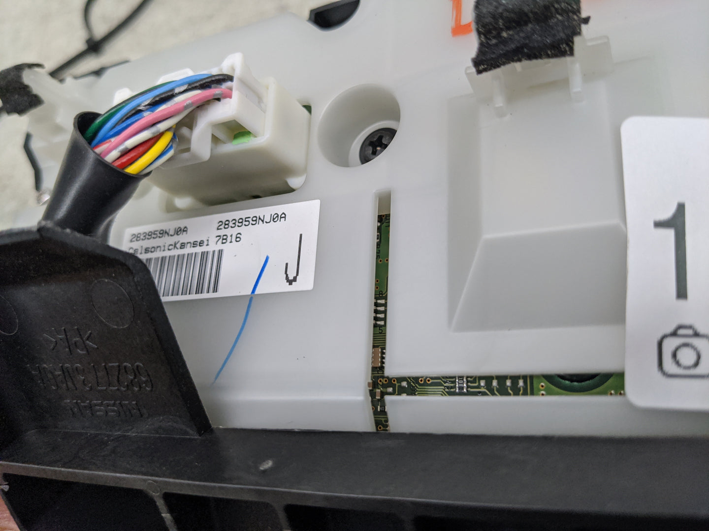 2014-2020 Infiniti Qx60 Climate Control Module Temperature AC/Heater Replacement P/N:283959NJ0A 68273JA0A Fits OEM Used Auto