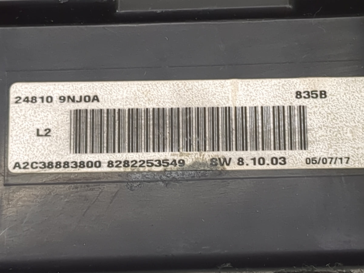2017 Infiniti Qx60 Instrument Cluster Speedometer Gauges P/N:24810 9NJ0A A2C38883800, 8282253549 Miles:141K Fits OEM Used Au