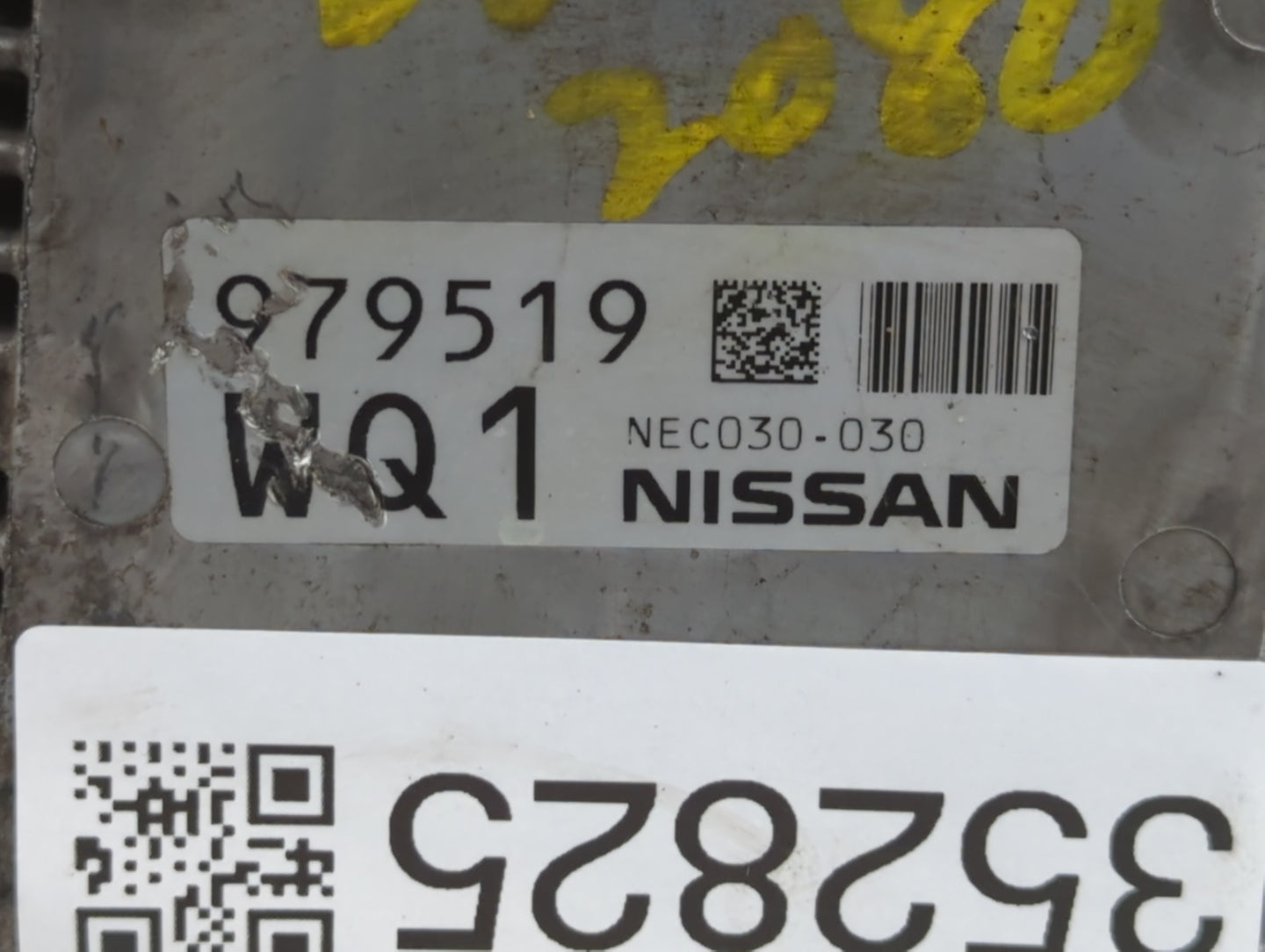 2017 Infiniti Qx60 PCM Engine Control Computer ECU ECM PCU OEM P/N:NEC030-030 NEC020-044 Fits OEM Used Auto Parts - Oemuseda