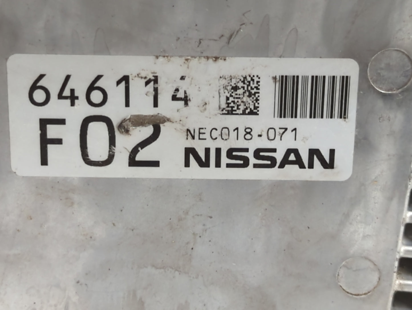 2017 Infiniti Qx60 PCM Engine Control Computer ECU ECM PCU OEM P/N:NEC018-071 NEC030-030, NEC020-044 Fits OEM Used Auto Part