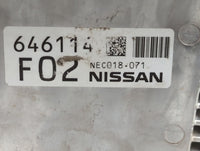 2017 Infiniti Qx60 PCM Engine Control Computer ECU ECM PCU OEM P/N:NEC018-071 NEC030-030, NEC020-044 Fits OEM Used Auto Part