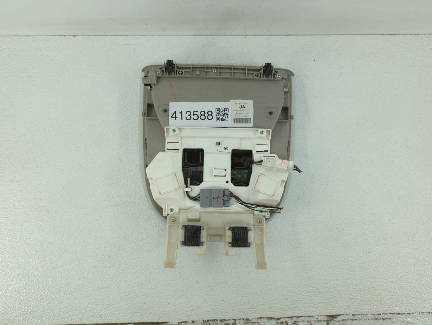 2017 Infiniti Qx60 Overhead Roof Console Grey - Oemusedautoparts1.com