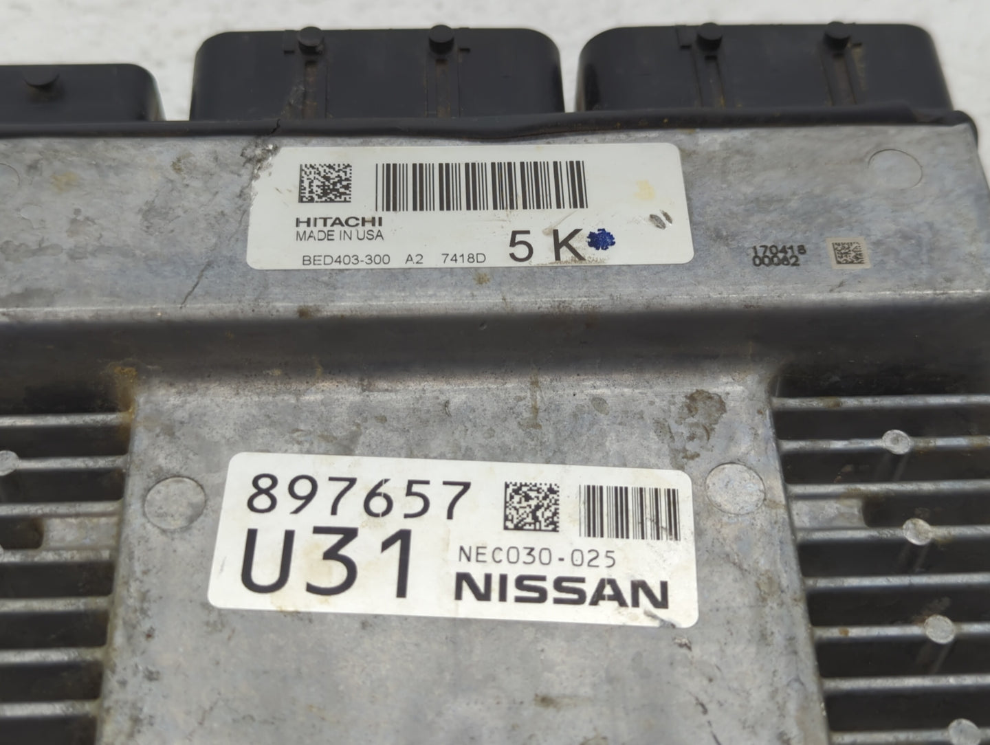 2017 Infiniti Qx60 PCM Engine Control Computer ECU ECM PCU OEM P/N:NEC030-025 NEC018-069, NEC030-030, NEC028-073, NEC030-031