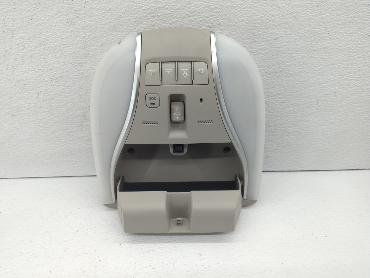 2017 Infiniti Qx60 Overhead Roof Console Beige - Oemusedautoparts1.com