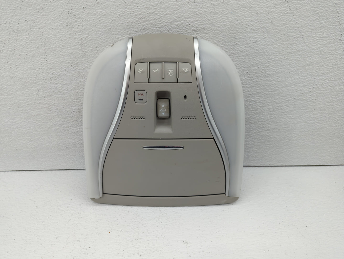 2017 Infiniti Qx60 Overhead Roof Console Beige - Oemusedautoparts1.com