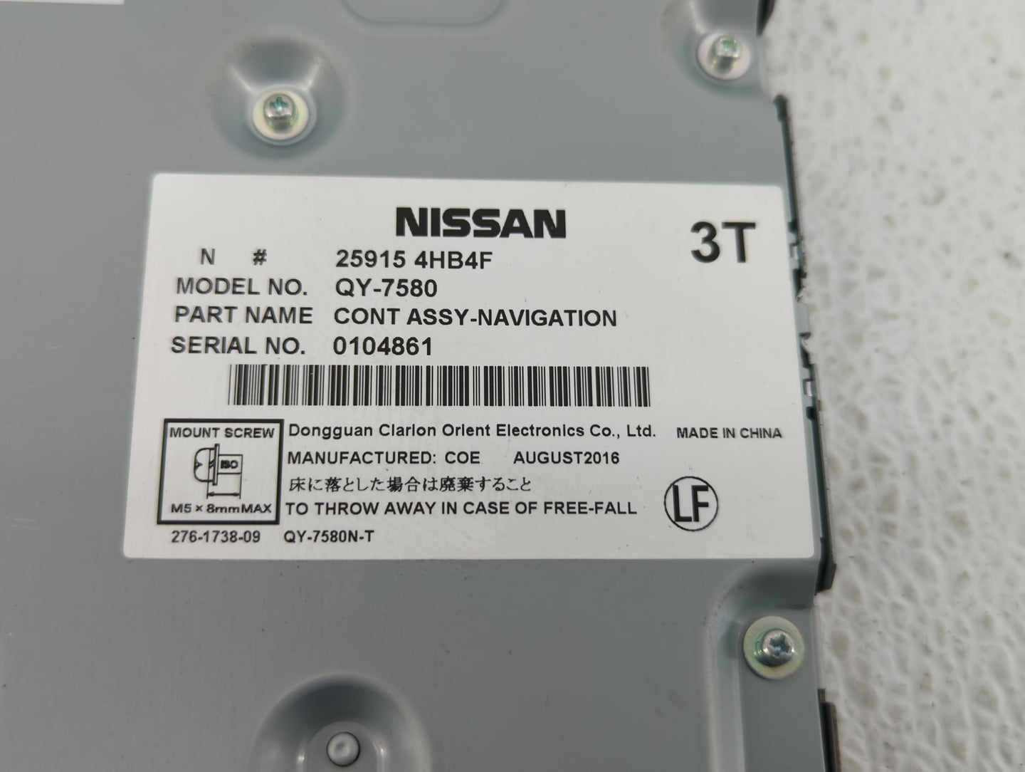 2017-2018 Infiniti Qx60 Chassis Control Module Ccm Bcm Body Control - Oemusedautoparts1.com