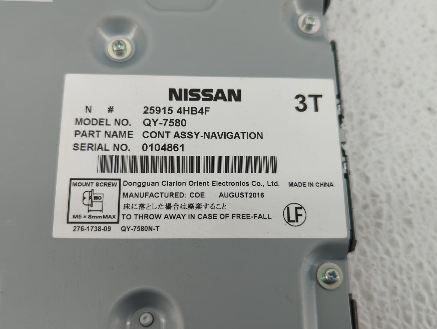 2017-2018 Infiniti Qx60 Chassis Control Module Ccm Bcm Body Control - Oemusedautoparts1.com