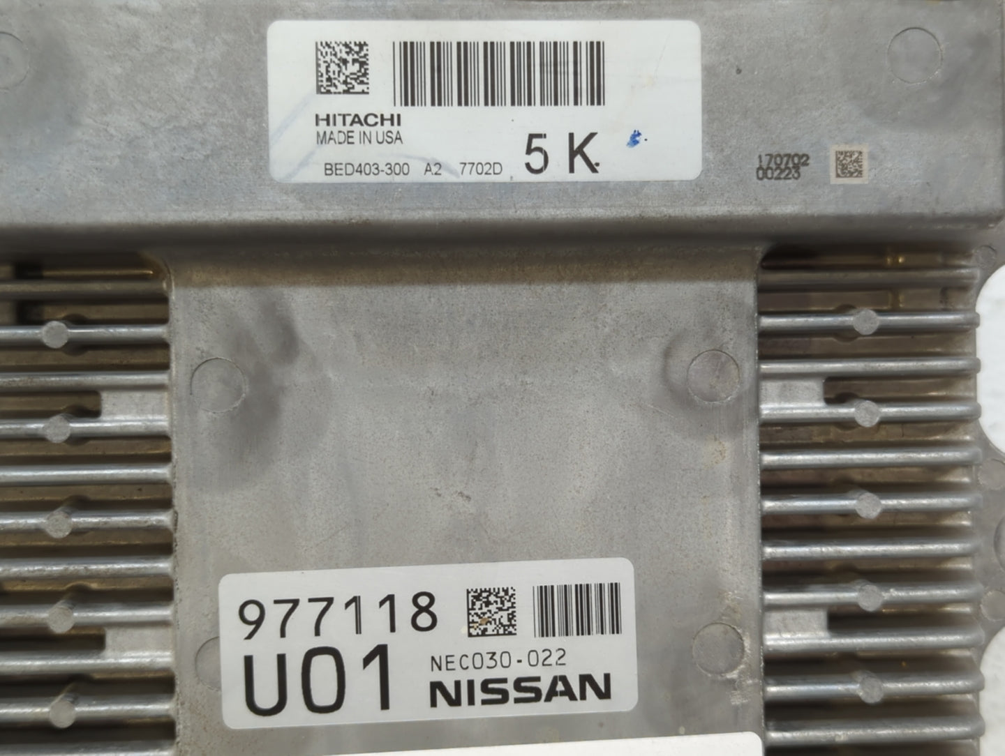 2017 Infiniti Qx60 PCM Engine Control Computer ECU ECM PCU OEM P/N:BED403-300 A2 Fits OEM Used Auto Parts - Oemusedautoparts
