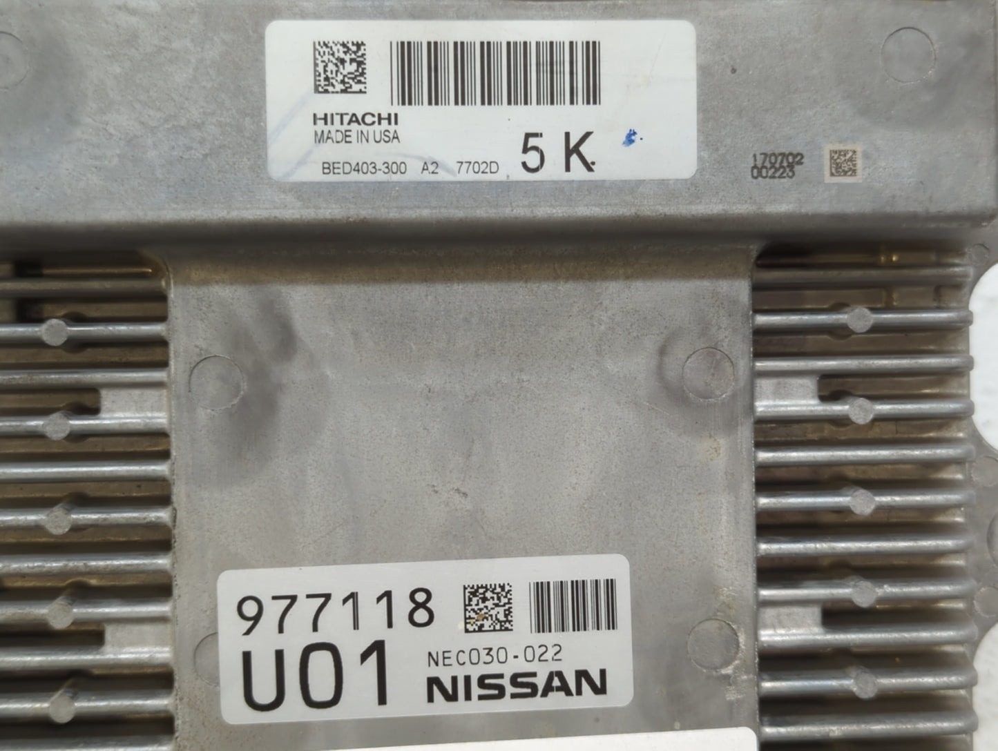 2017 Infiniti Qx60 PCM Engine Control Computer ECU ECM PCU OEM P/N:BED403-300 A2 Fits OEM Used Auto Parts - Oemusedautoparts