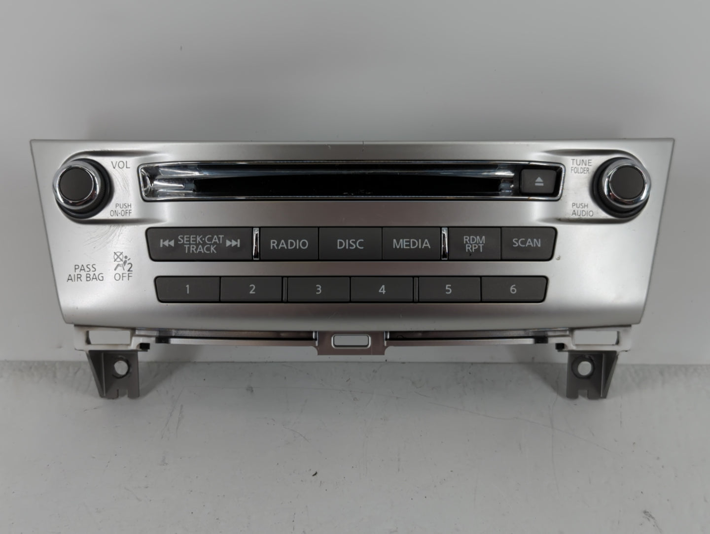 2017-2020 Infiniti Qx60 Radio AM FM Cd Player Receiver Replacement P/N:253919NJ1A Fits Fits 2017 2018 2019 2020 OEM Used Aut