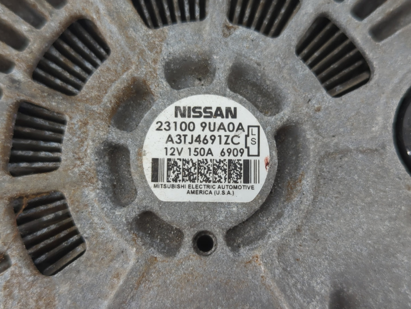 2017-2020 Infiniti Qx60 Alternator Replacement Generator Charging Assembly Engine OEM P/N:23100 9UA0A Fits OEM Used Auto Par