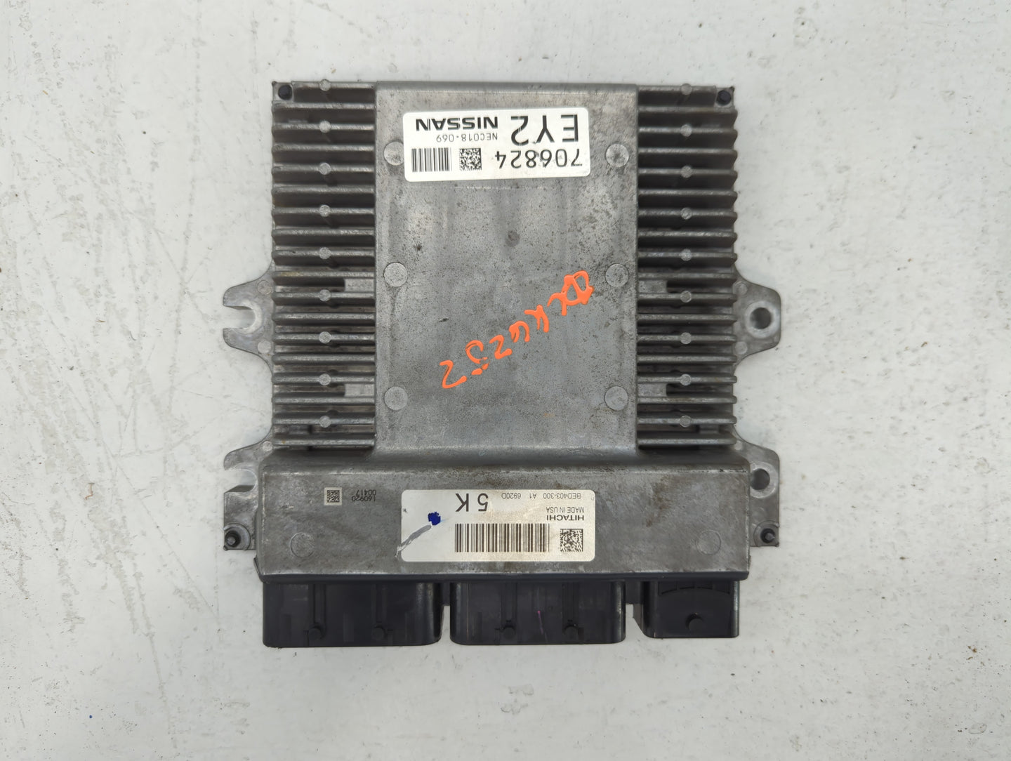 2017 Infiniti Qx60 PCM Engine Control Computer ECU ECM PCU OEM P/N:NEC028-073 Fits OEM Used Auto Parts - Oemusedautoparts1.c