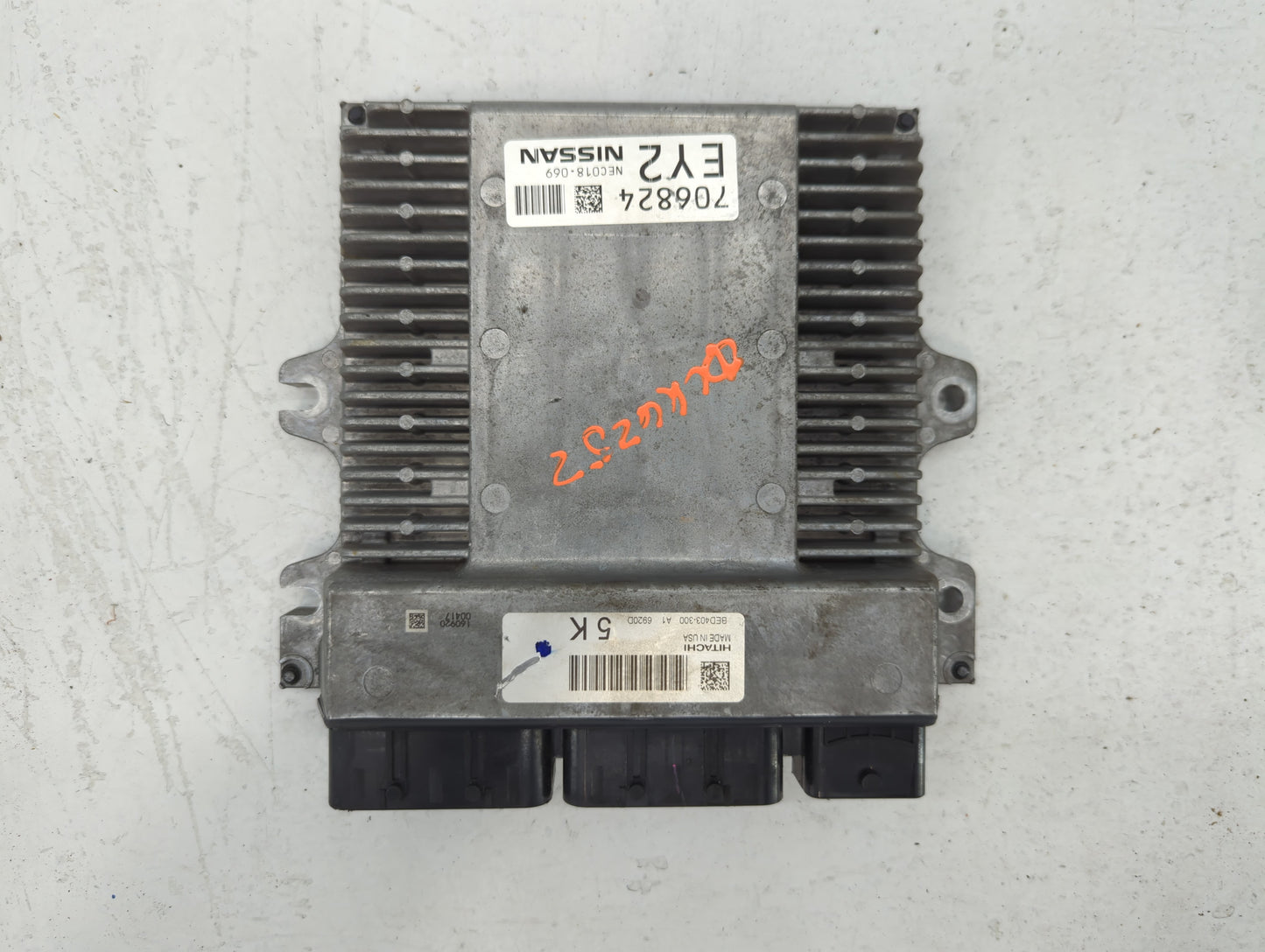 2017 Infiniti Qx60 PCM Engine Control Computer ECU ECM PCU OEM P/N:NEC028-073 Fits OEM Used Auto Parts - Oemusedautoparts1.c