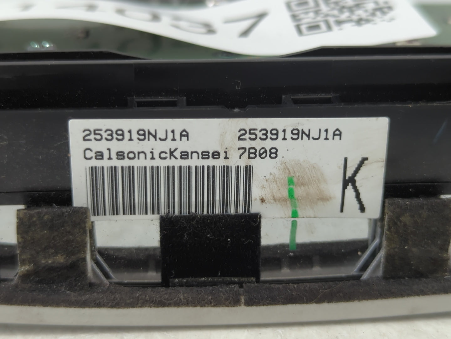 2017 Infiniti Qx60 Climate Control Module Temperature AC/Heater Replacement P/N:253919NJ1A Fits OEM Used Auto Parts - Oemuse