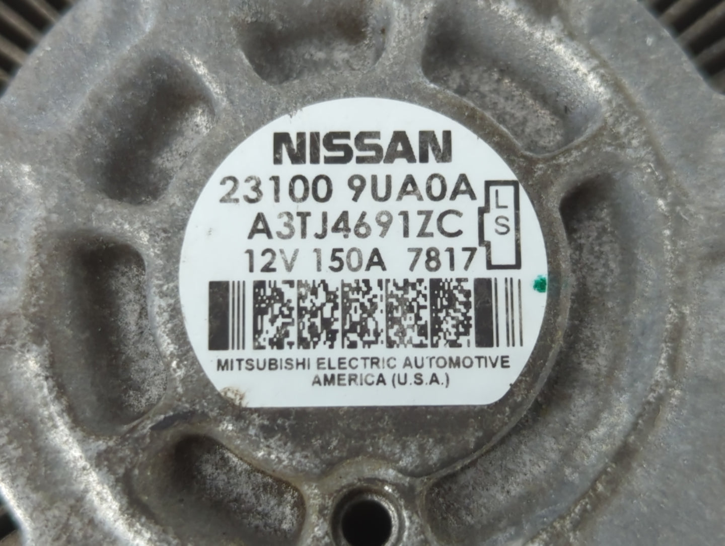 2017-2020 Infiniti Qx60 Alternator Replacement Generator Charging Assembly Engine OEM P/N:A3TJ4691ZC 23100 9UA0A Fits OEM Us