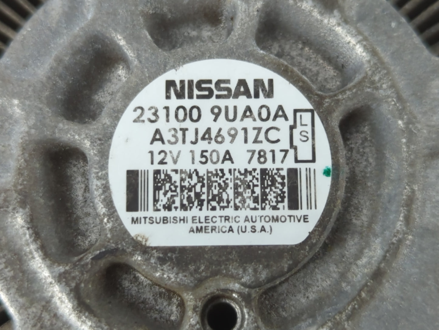 2017-2020 Infiniti Qx60 Alternator Replacement Generator Charging Assembly Engine OEM P/N:A3TJ4691ZC 23100 9UA0A Fits OEM Us
