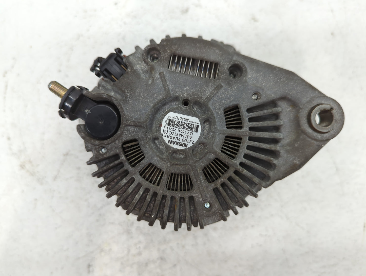 2017-2020 Infiniti Qx60 Alternator Replacement Generator Charging Assembly Engine OEM P/N:23100 9UA0A Fits OEM Used Auto Par