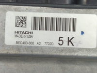 2017 Infiniti Qx60 PCM Engine Control Computer ECU ECM PCU OEM P/N:BED403-300 A2 Fits OEM Used Auto Parts - Oemusedautoparts