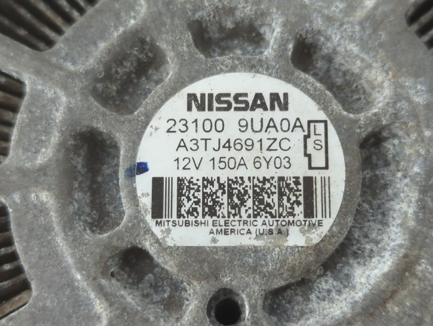 2017-2020 Infiniti Qx60 Alternator Replacement Generator Charging Assembly Engine OEM P/N:23100 9UA0A Fits OEM Used Auto Par