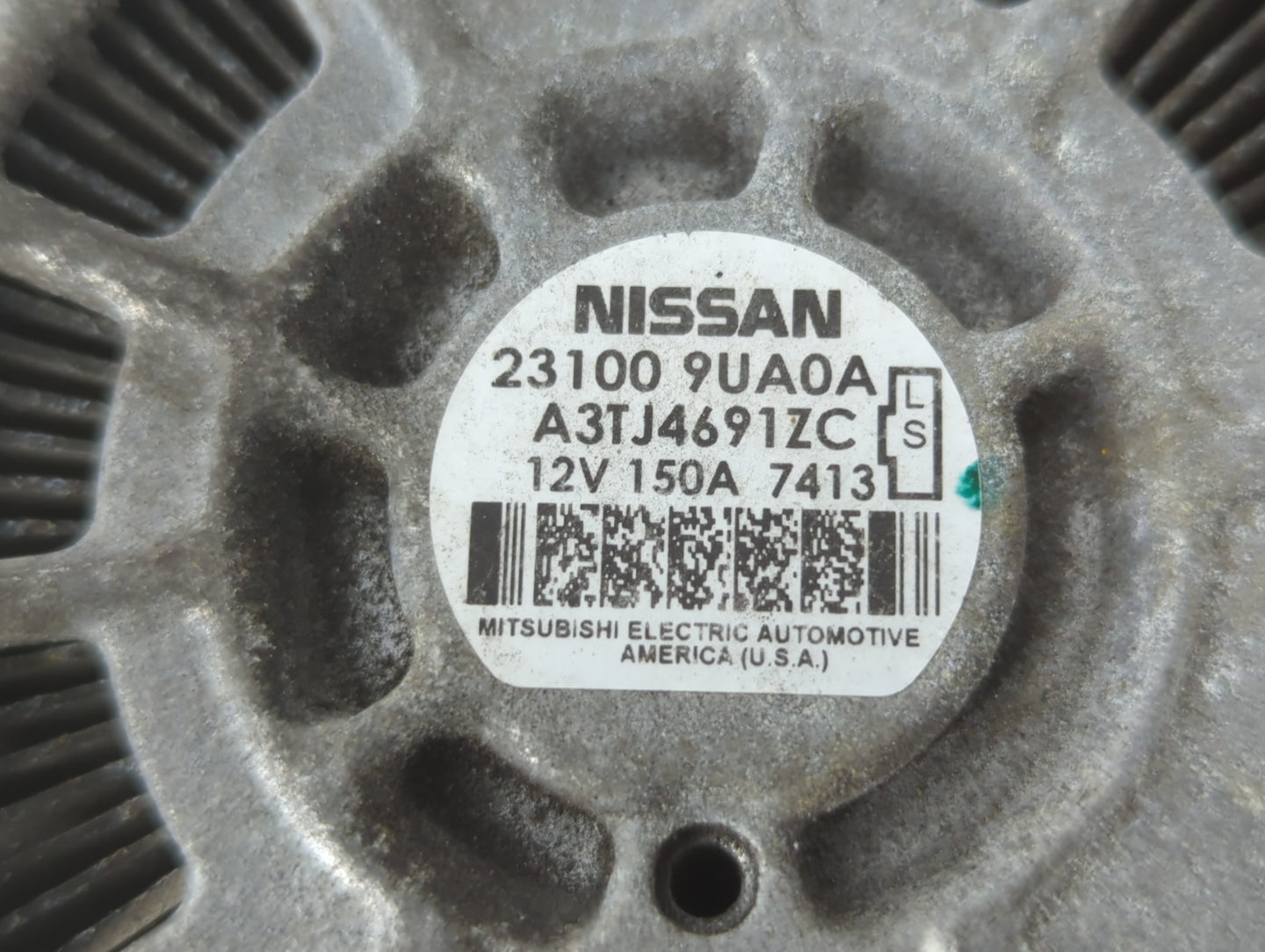 2017-2020 Infiniti Qx60 Alternator Replacement Generator Charging Assembly Engine OEM P/N:23100 9UA0A Fits OEM Used Auto Par