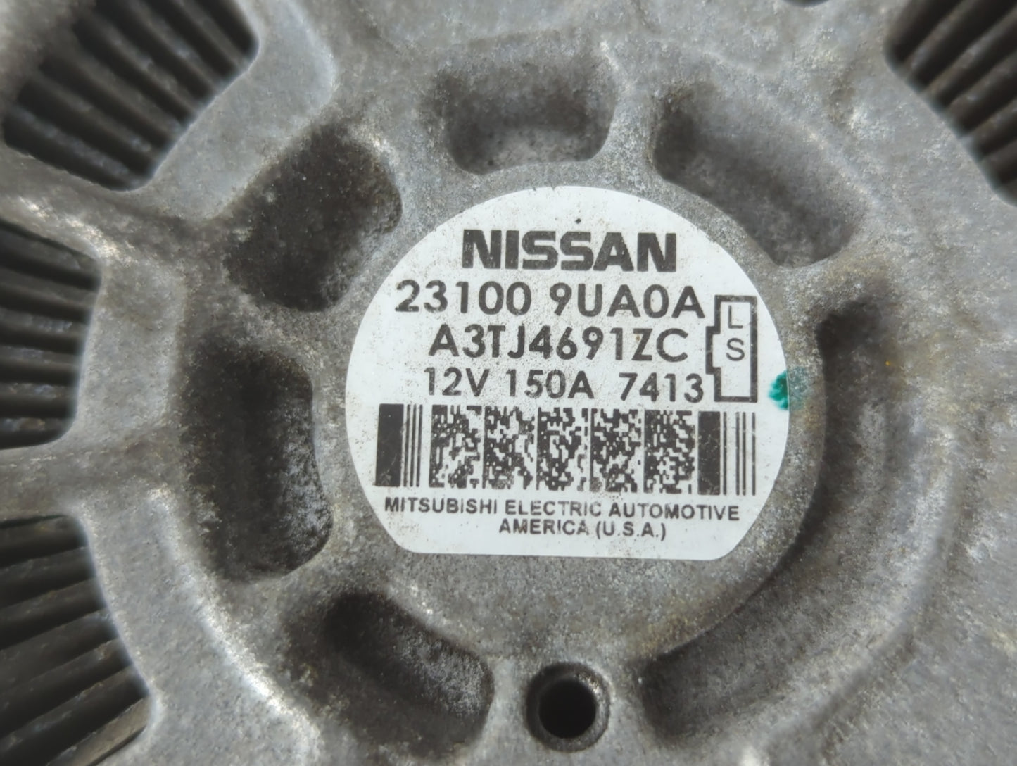 2017-2020 Infiniti Qx60 Alternator Replacement Generator Charging Assembly Engine OEM P/N:23100 9UA0A Fits OEM Used Auto Par