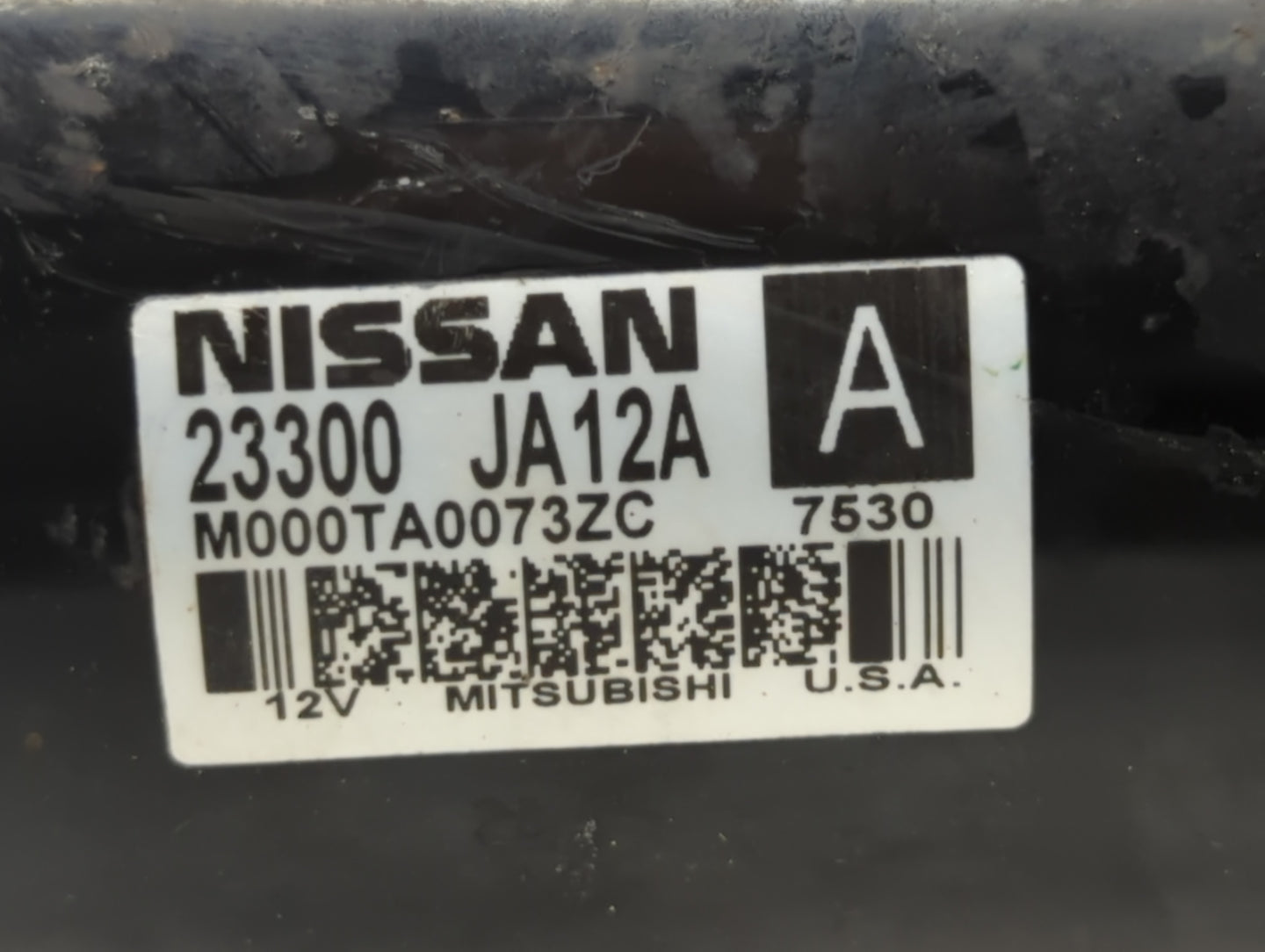 2014-2017 Infiniti Qx60 Car Starter Motor Solenoid OEM P/N:M000TA0073ZC 23300 JA12A Fits Fits 2013 2014 2017 OEM Used Auto P