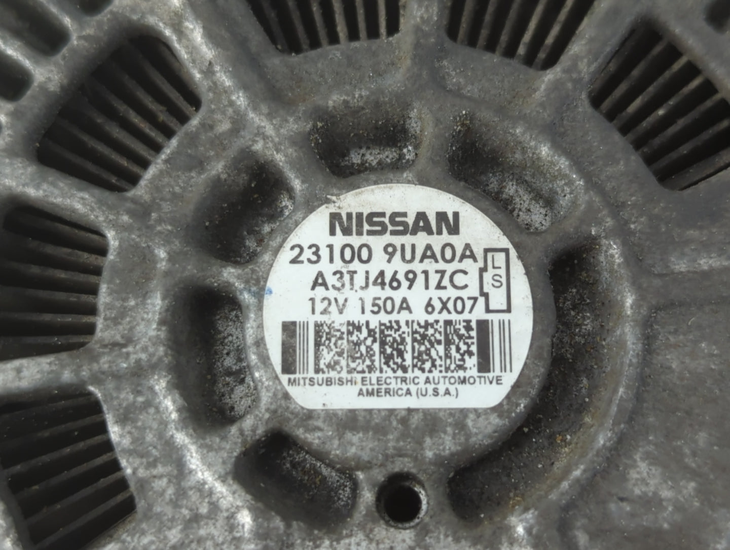 2017-2020 Infiniti Qx60 Alternator Replacement Generator Charging Assembly Engine OEM P/N:23100 9UA0A Fits OEM Used Auto Par
