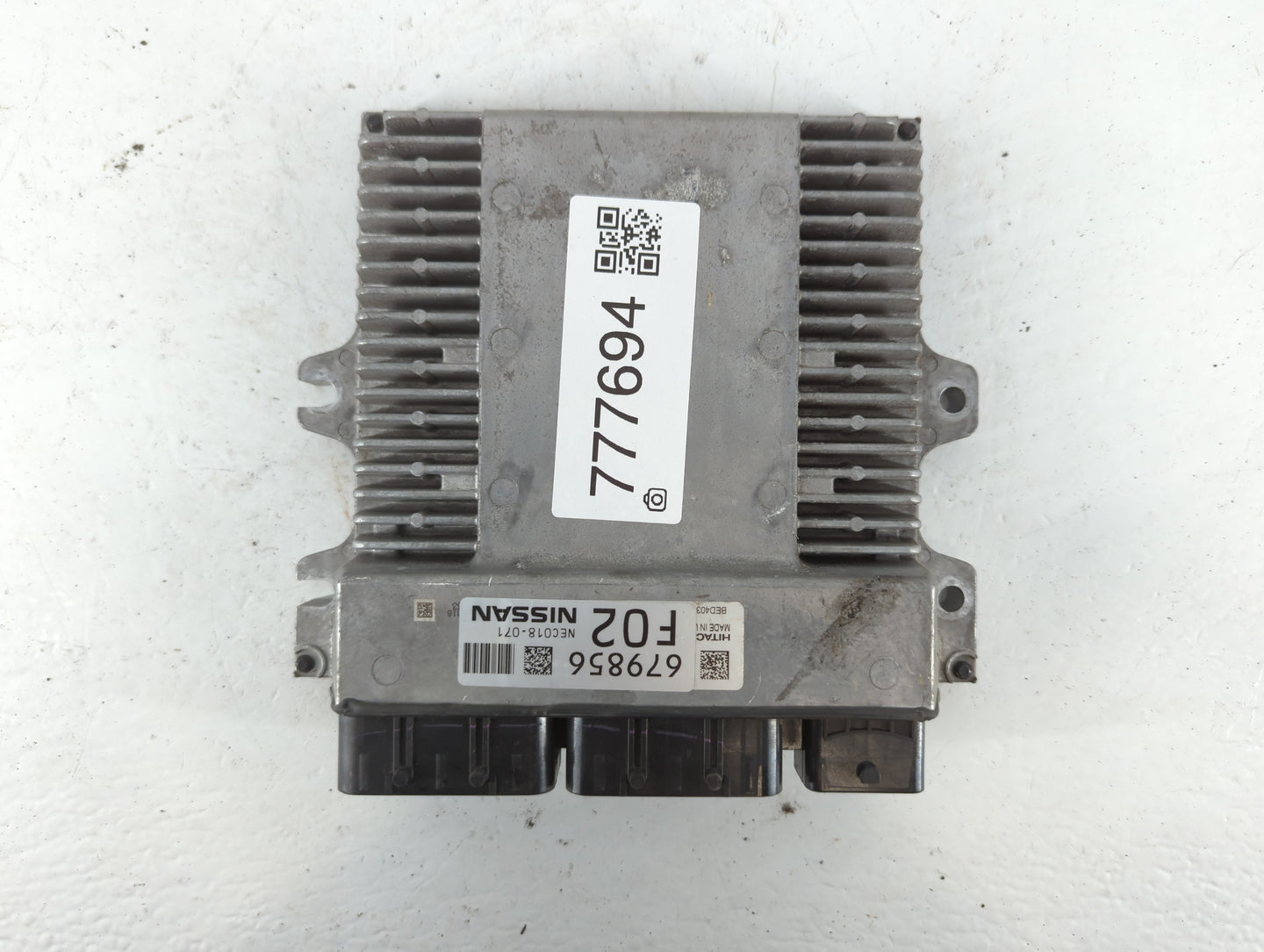 2017 Infiniti Qx60 PCM Engine Control Computer ECU ECM PCU OEM P/N:NEC018-071 Fits OEM Used Auto Parts - Oemusedautoparts1.c