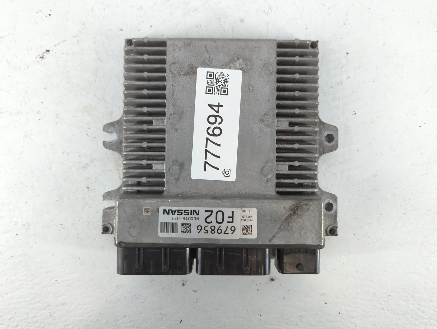 2017 Infiniti Qx60 PCM Engine Control Computer ECU ECM PCU OEM P/N:NEC018-071 Fits OEM Used Auto Parts - Oemusedautoparts1.c