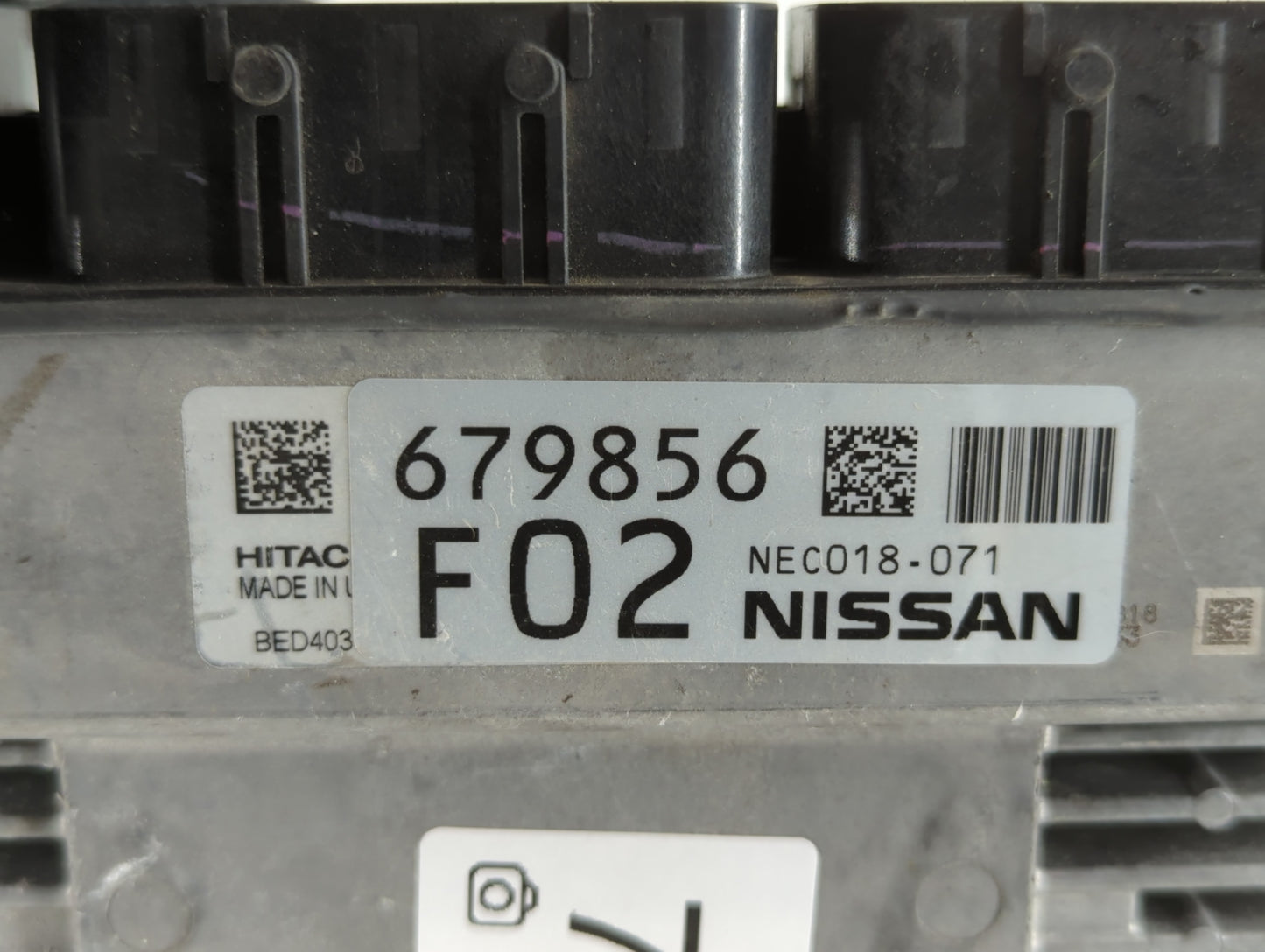2017 Infiniti Qx60 PCM Engine Control Computer ECU ECM PCU OEM P/N:NEC018-071 Fits OEM Used Auto Parts - Oemusedautoparts1.c