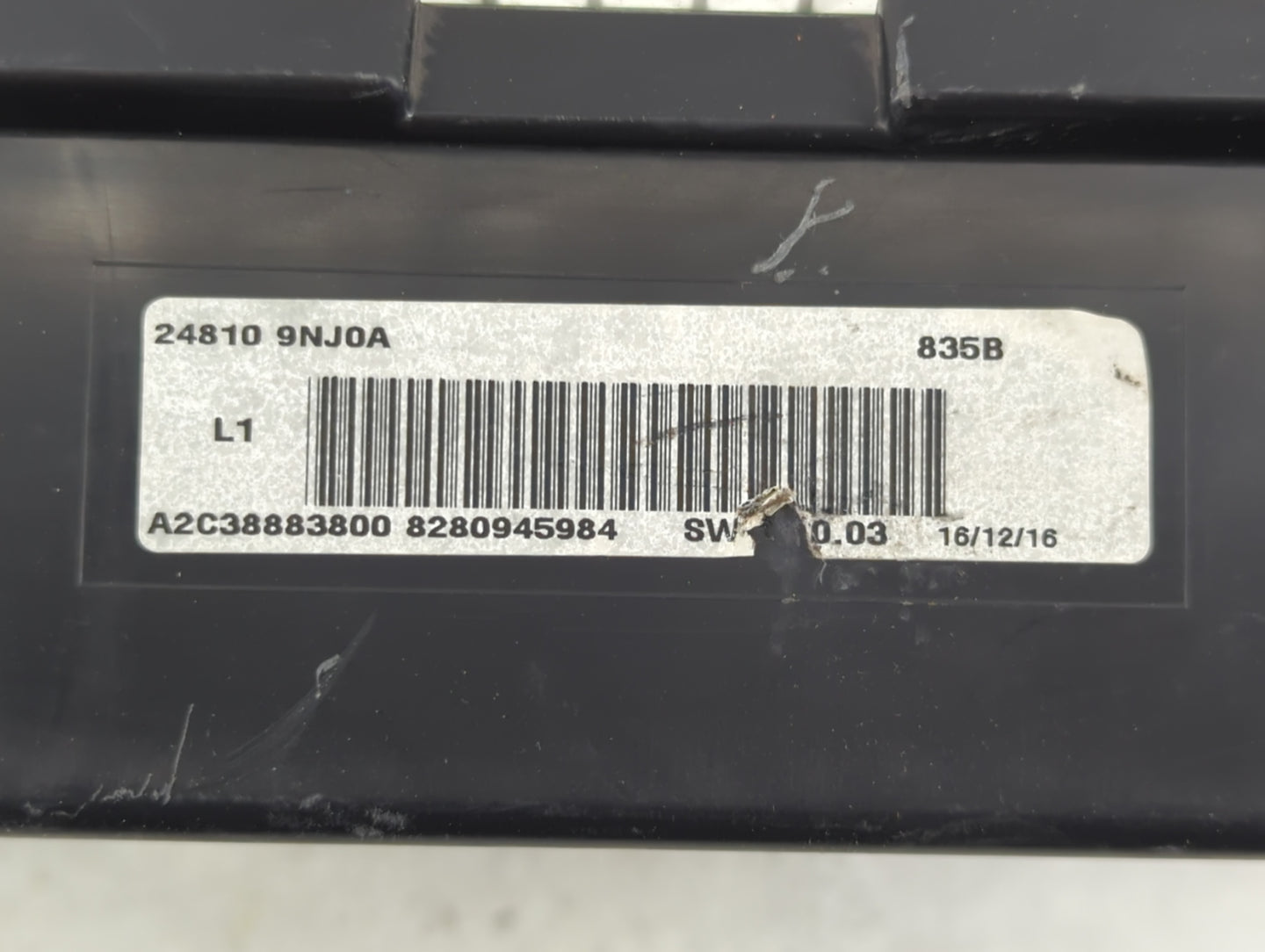 2017 Infiniti Qx60 Instrument Cluster Speedometer Gauges P/N:24810 9NJ0A Fits OEM Used Auto Parts - Oemusedautoparts1.com