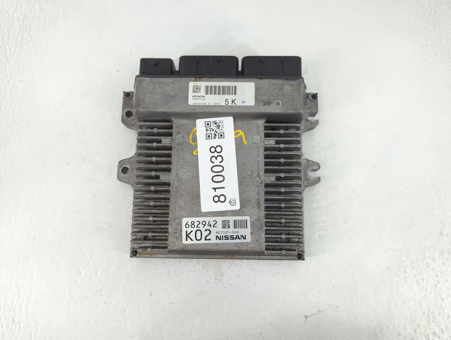 2017 Infiniti Qx60 PCM Engine Control Computer ECU ECM PCU OEM P/N:BED403-300 A1 Fits OEM Used Auto Parts - Oemusedautoparts
