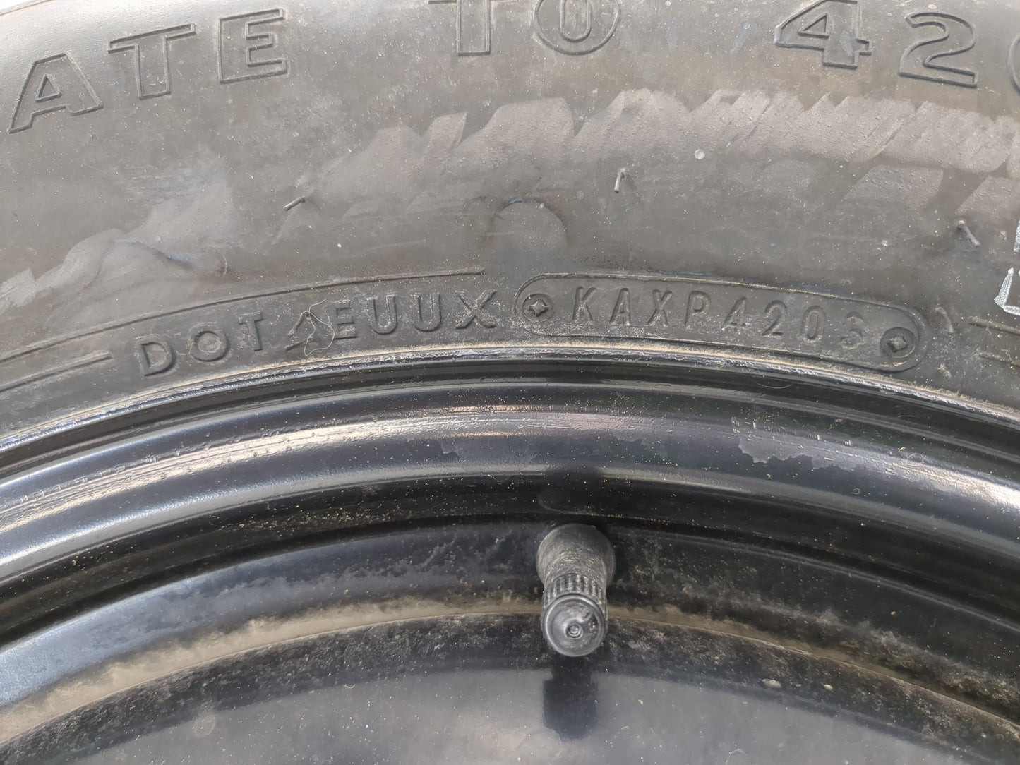 2014-2017 Infiniti Qx70 Spare Donut Tire Wheel Rim Oem - Oemusedautoparts1.com