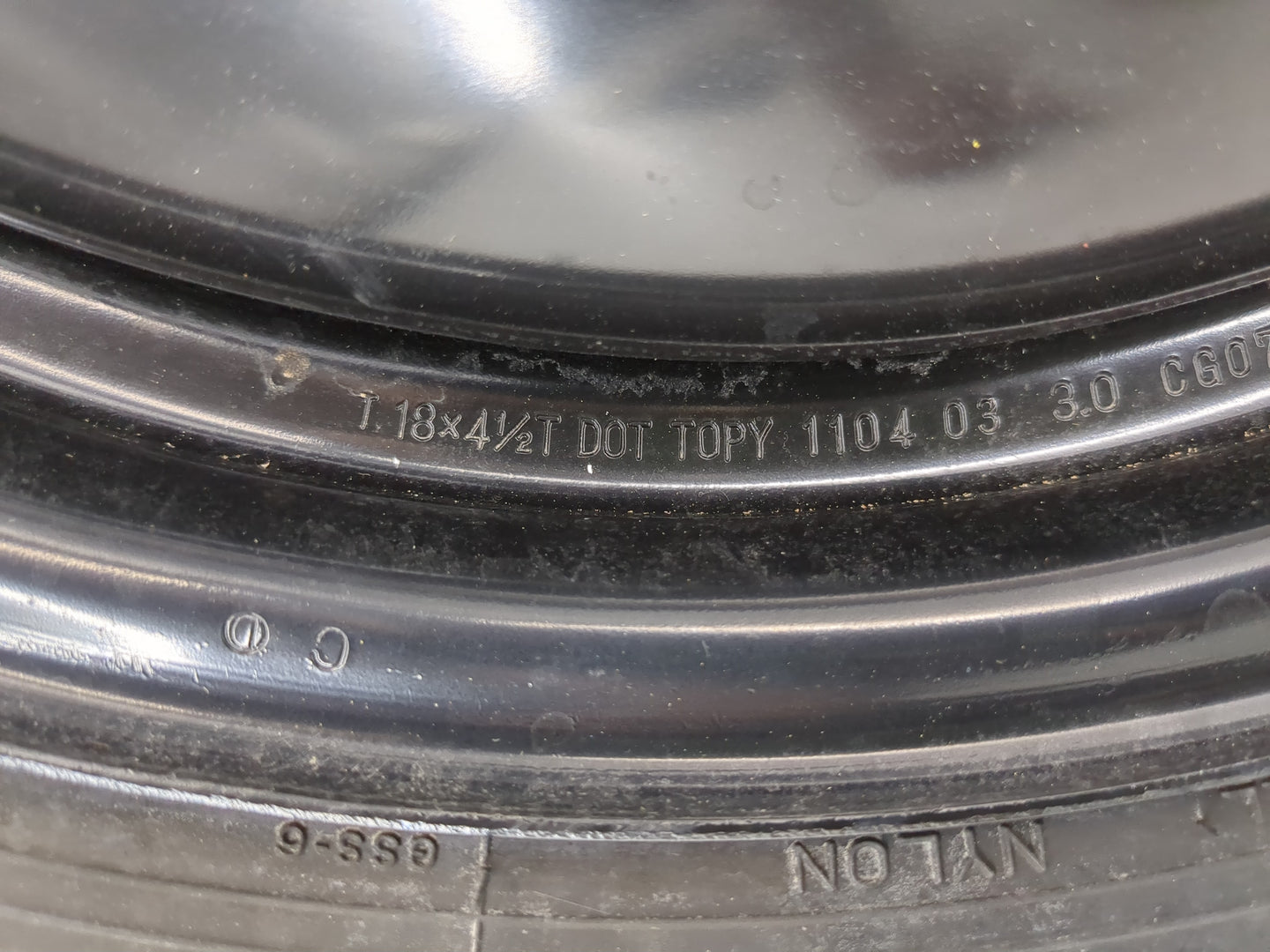 2014-2017 Infiniti Qx70 Spare Donut Tire Wheel Rim Oem - Oemusedautoparts1.com