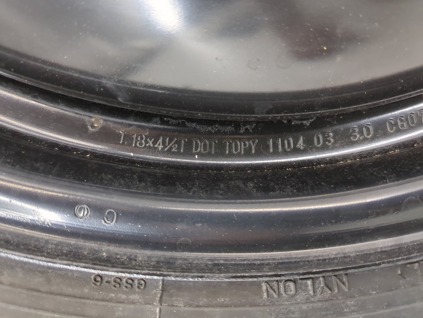 2014-2017 Infiniti Qx70 Spare Donut Tire Wheel Rim Oem - Oemusedautoparts1.com