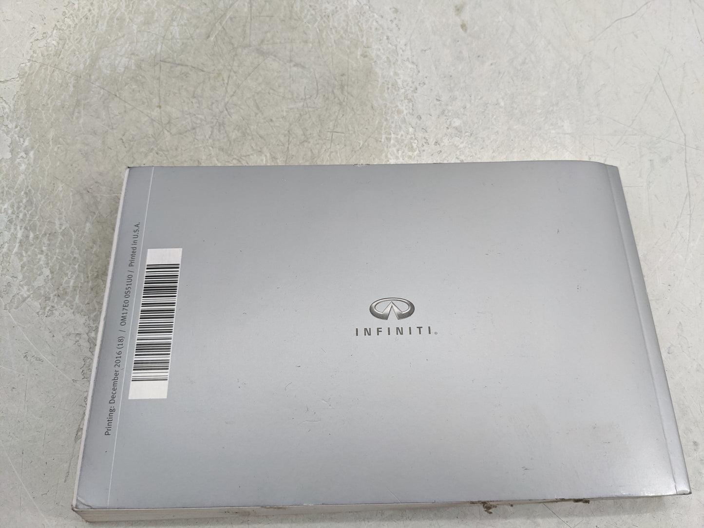 2017 Infiniti Qx70 Owners Manual Book Guide OEM Used Auto Parts - Oemusedautoparts1.com