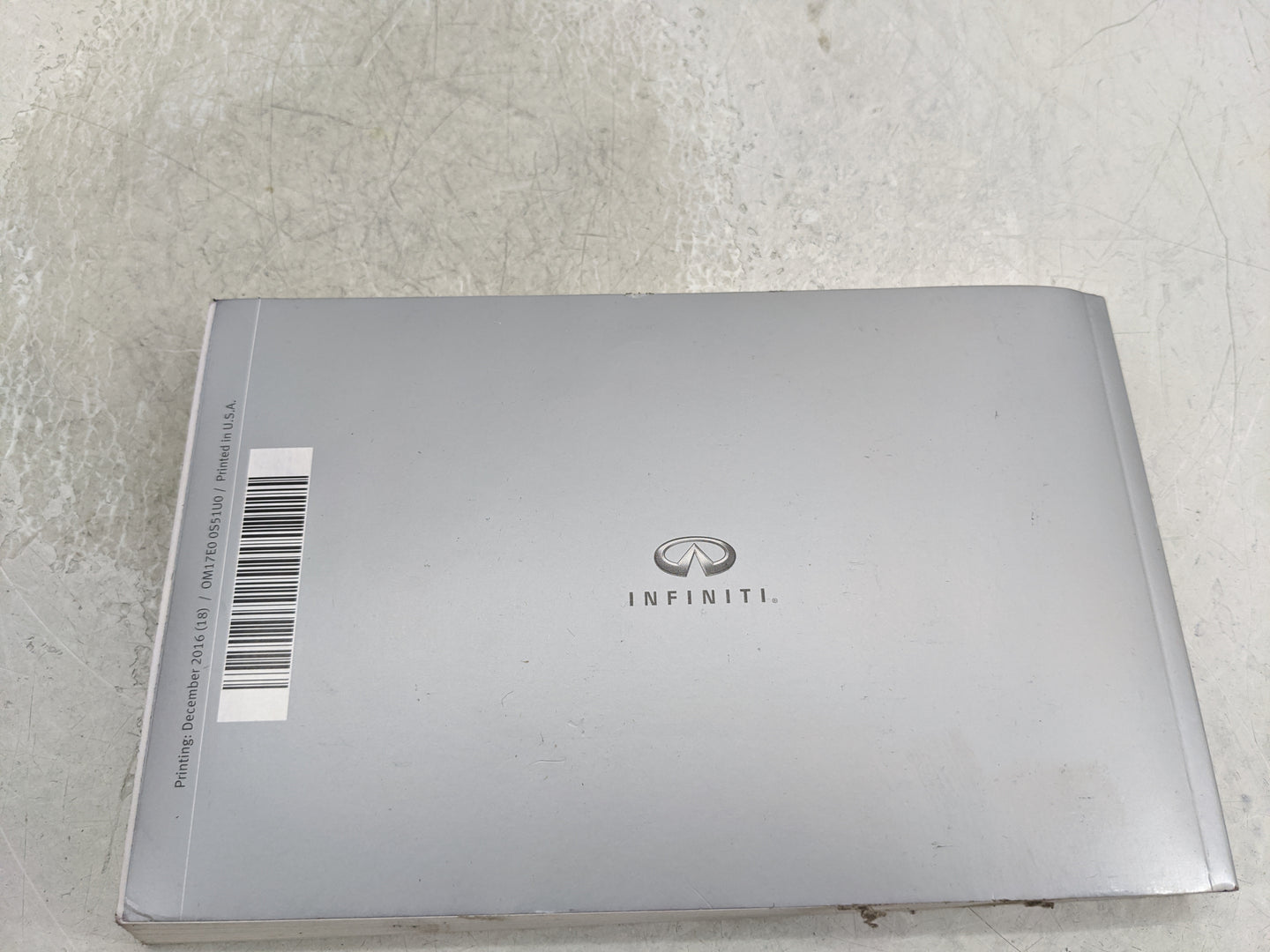 2017 Infiniti Qx70 Owners Manual Book Guide OEM Used Auto Parts - Oemusedautoparts1.com