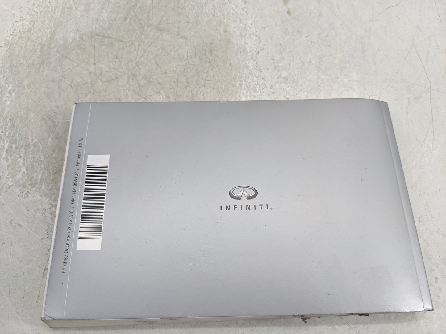 2017 Infiniti Qx70 Owners Manual Book Guide OEM Used Auto Parts - Oemusedautoparts1.com