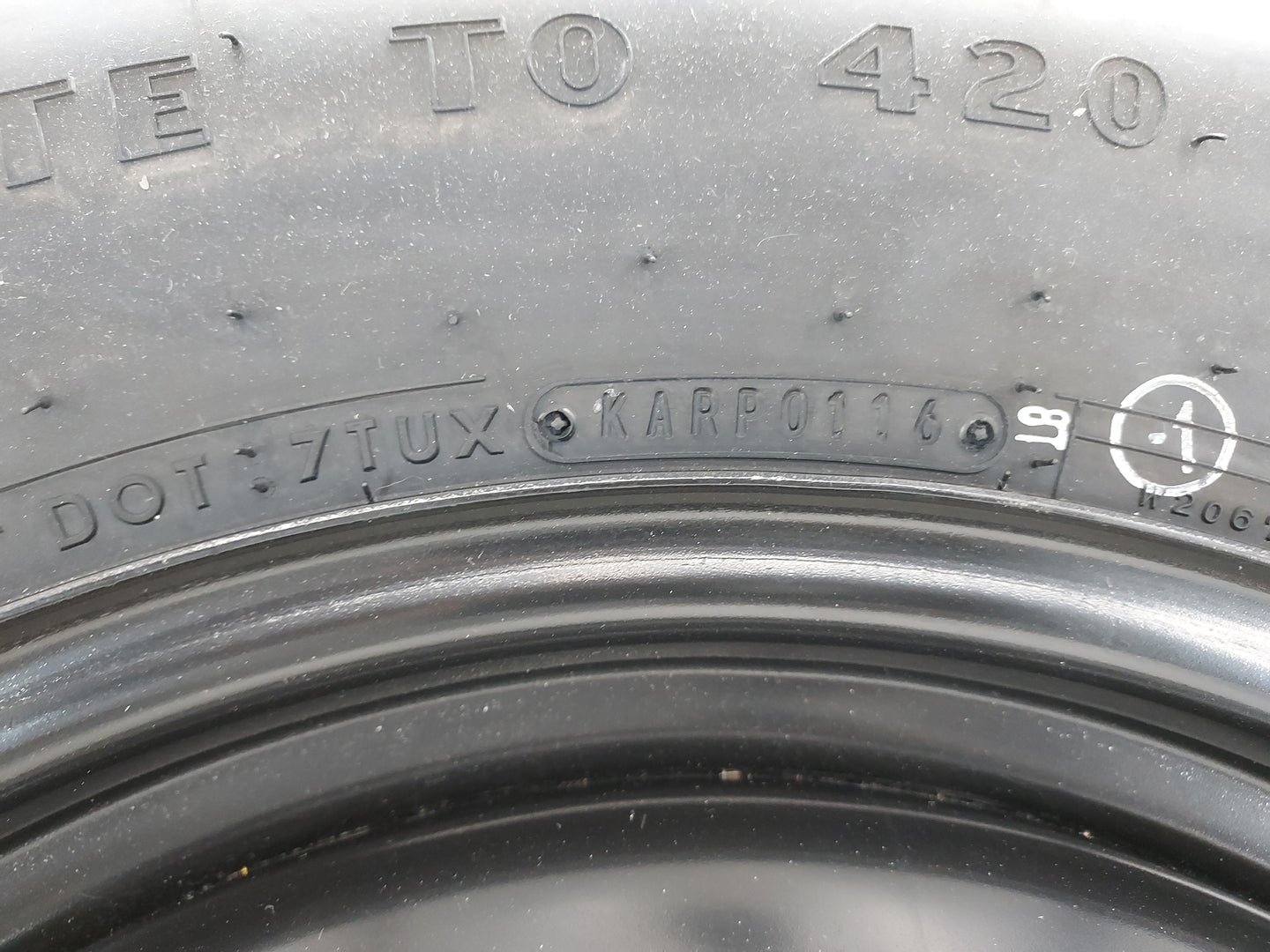 2014-2017 Infiniti Qx70 Spare Donut Tire Wheel Rim Oem - Oemusedautoparts1.com