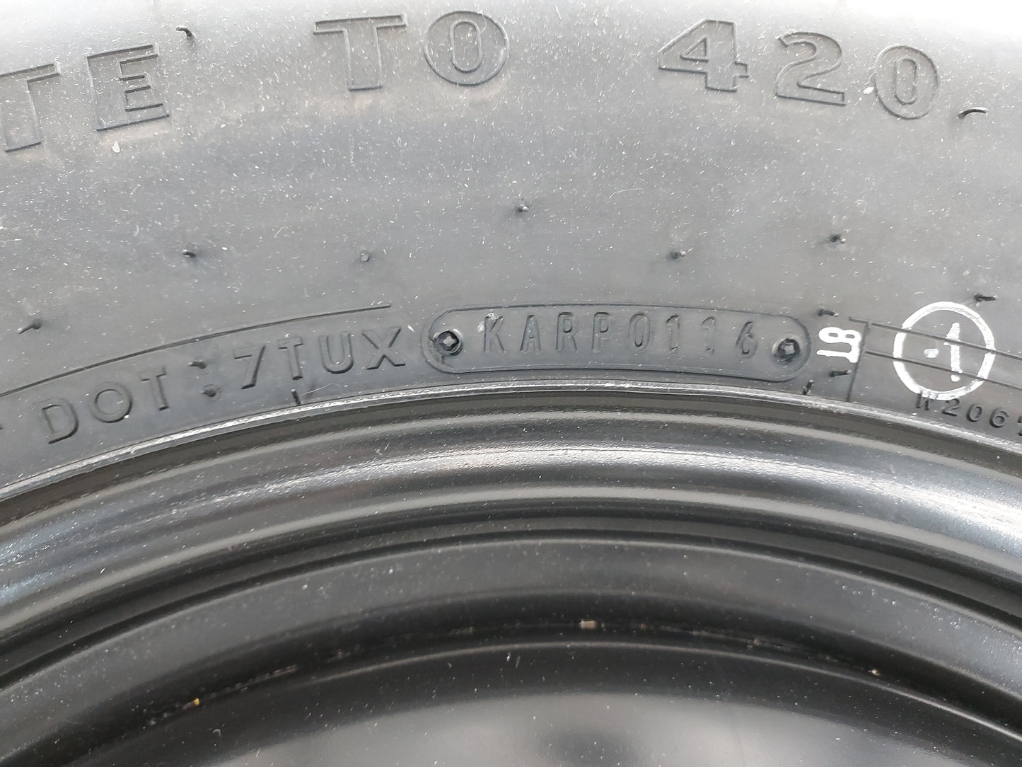 2014-2017 Infiniti Qx70 Spare Donut Tire Wheel Rim Oem - Oemusedautoparts1.com