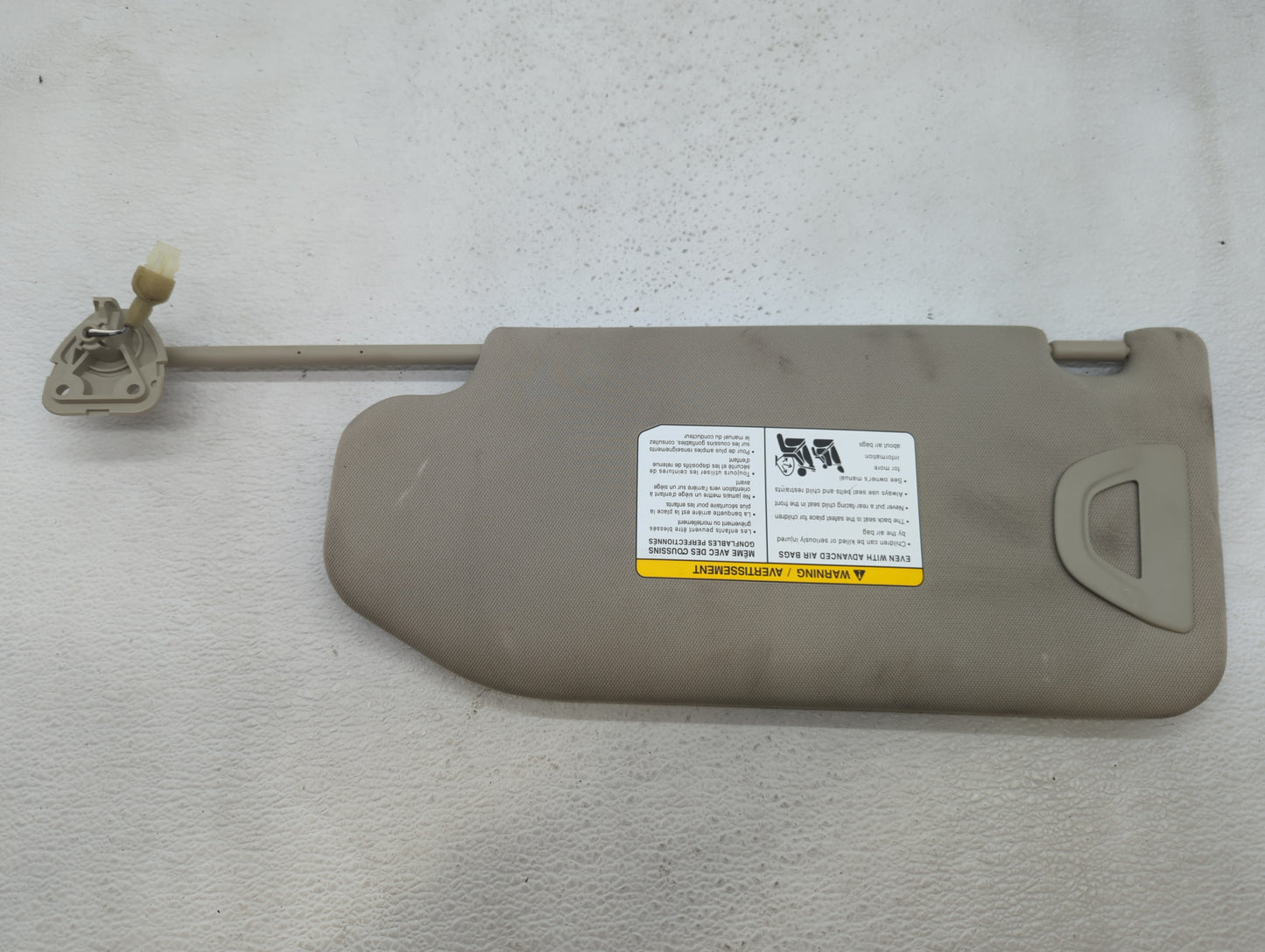 2015-2017 Infiniti Qx70 Sun Visor Shade Replacement Passenger Right Mirror Fits Fits 2015 2016 2017 OEM Used Auto Parts - Oe