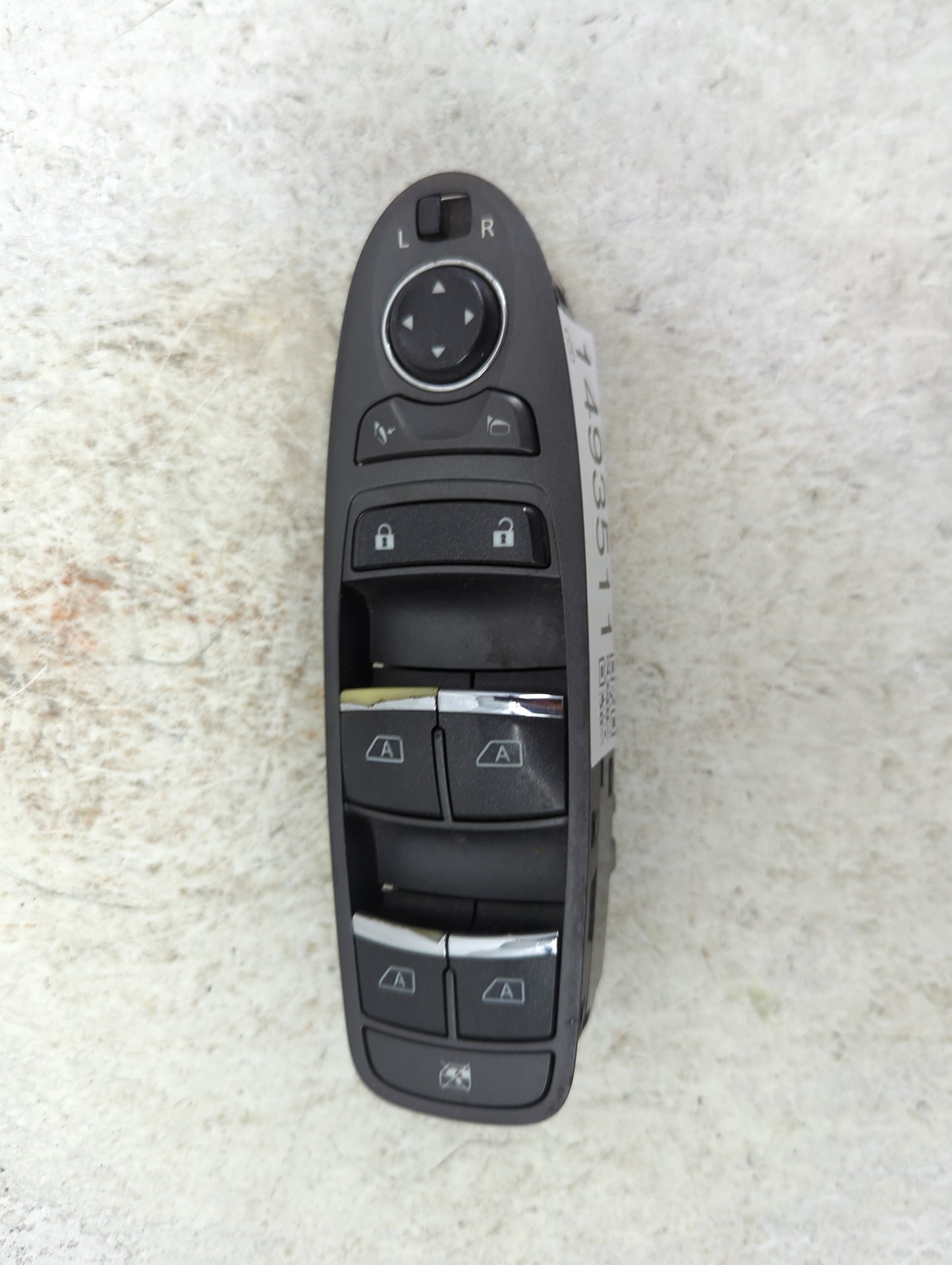 2014-2019 Infiniti Qx80 Master Power Window Switch Replacement Driver Side Left P/N:25401 1V90A 5AB280EA01 Fits OEM Used Aut