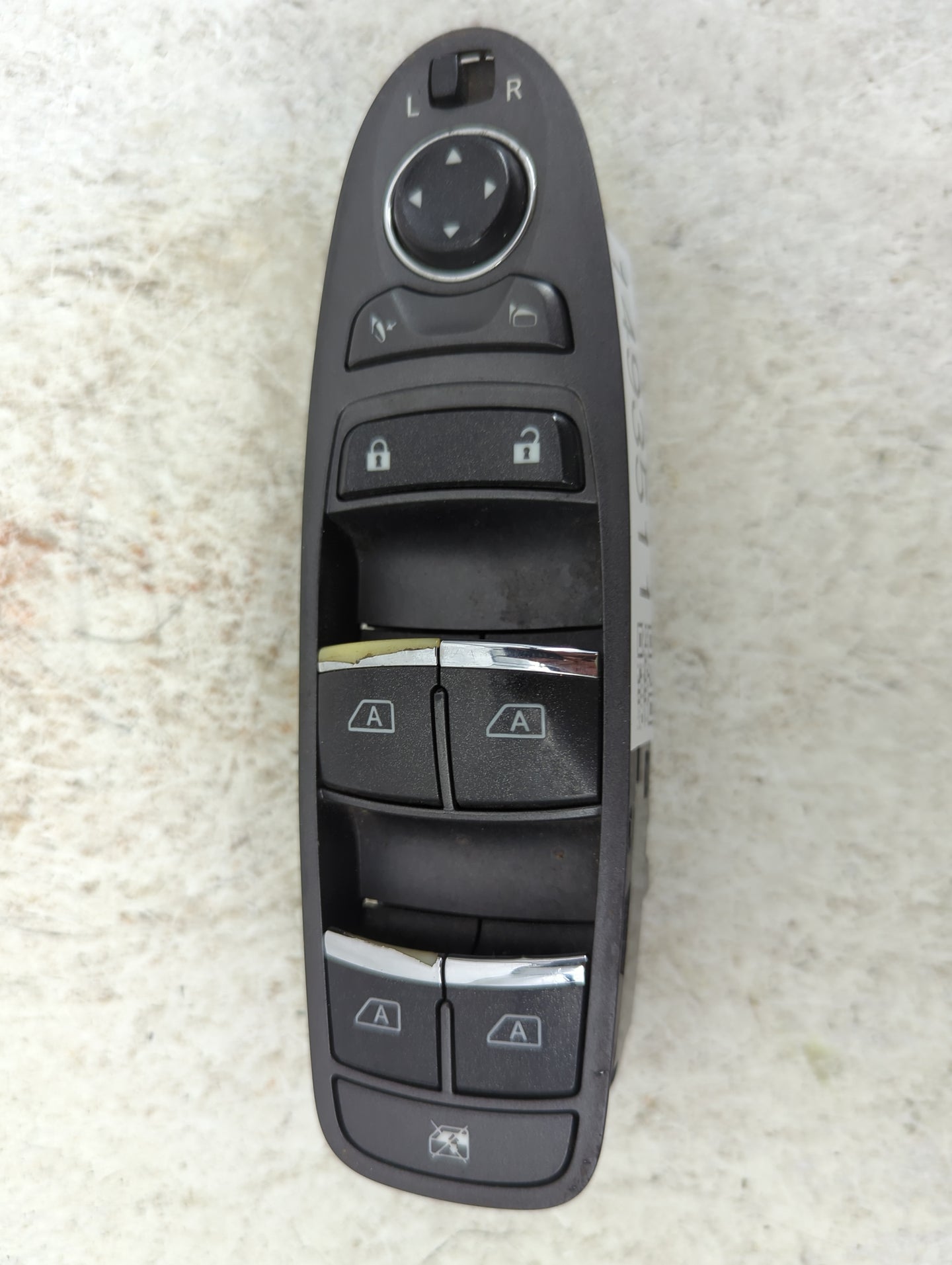 2014-2019 Infiniti Qx80 Master Power Window Switch Replacement Driver Side Left P/N:25401 1V90A 5AB280EA01 Fits OEM Used Aut