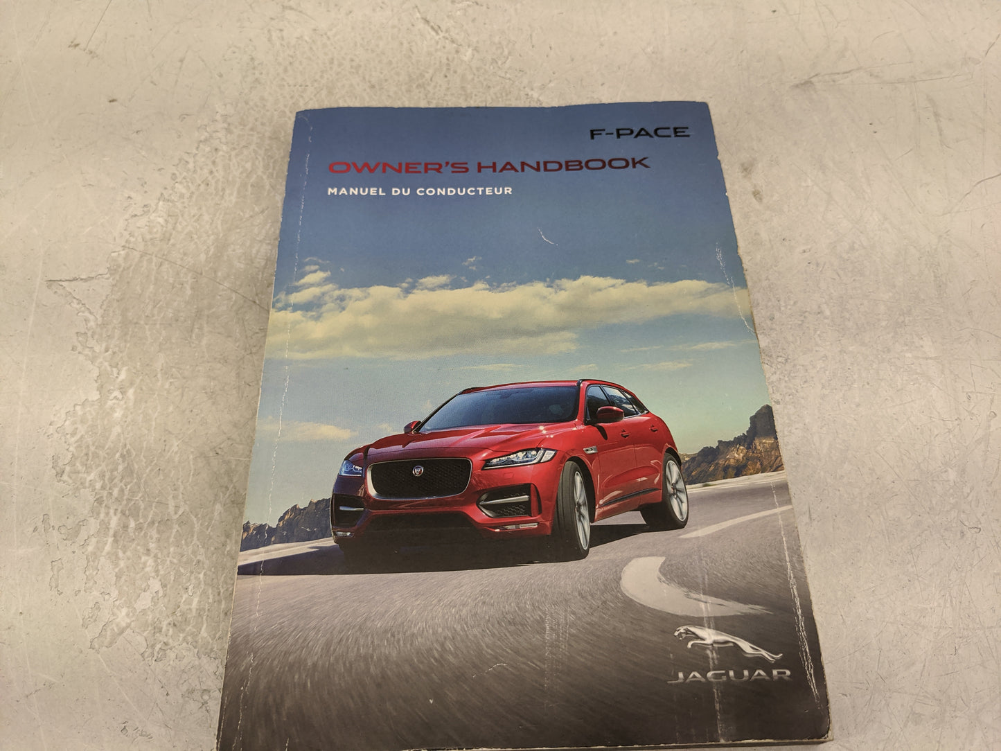 2017 Jaguar F-Pace Owners Manual Book Guide P/N:JJM 18 01 38 172 OEM Used Auto Parts - Oemusedautoparts1.com