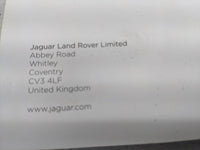 2017 Jaguar F-Pace Owners Manual Book Guide P/N:JJM 18 01 38 172 OEM Used Auto Parts - Oemusedautoparts1.com