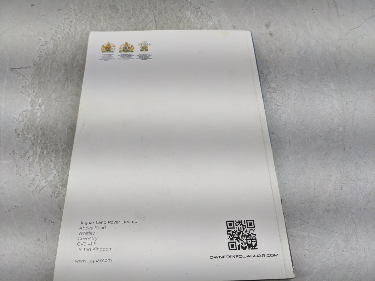 2017 Jaguar F-Pace Owners Manual Book Guide P/N:JJM 18 01 38 172 OEM Used Auto Parts - Oemusedautoparts1.com