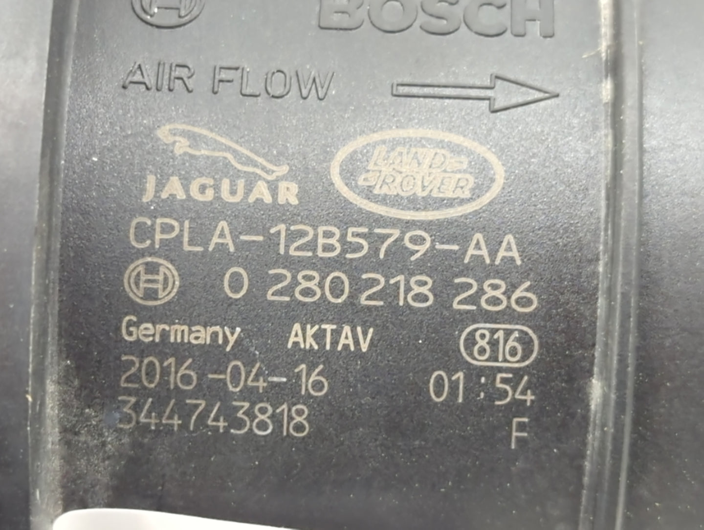 2017-2020 Jaguar F-pace Mass Air Flow Meter Maf - Oemusedautoparts1.com